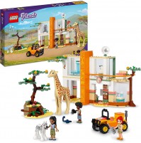 LEGO 41717 Friends Il Soccorso degli Animali di Mia, Set Costruzioni con Jeep e Figure di Zebra e Giraffa Giocattolo, Giochi per Bambini, Idea Regalo